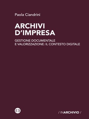 cover image of Archivi d'impresa